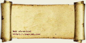 Mihajlo Jakšić vizit kartica